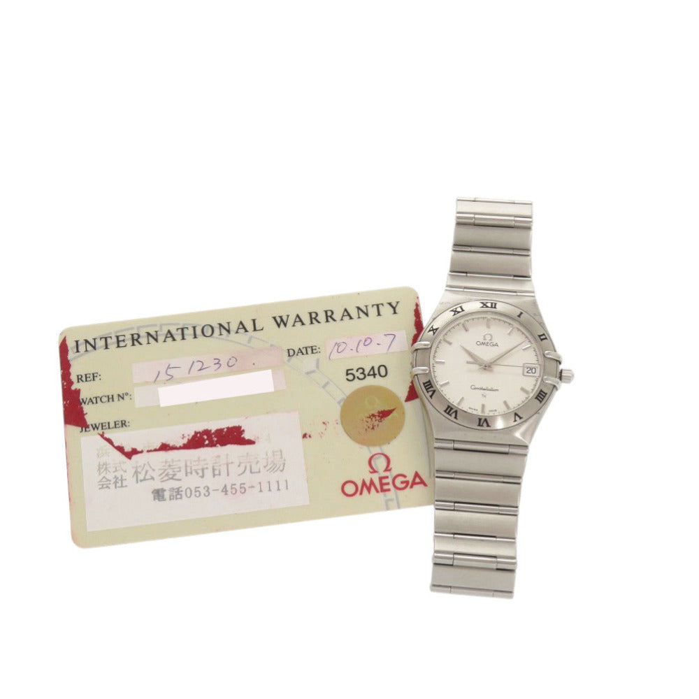 オメガ コンステレーション 1512.30 シルバー SS クオーツ 腕時計 0109【中古】OMEGA