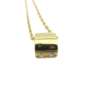 ブシュロン
 ディアマン 10Pダイヤ ネックレス ネックレス
 K18イエローゴールド/ダイヤモンド ゴールド 0139
【中古】Boucheron レディース