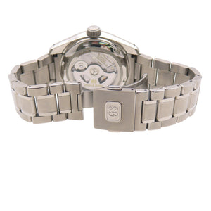 美品 セイコー グランドセイコー GMT ハイビート36000 SBGJ211 / 9S86-00A0 自動巻き 腕時計 チタン ホワイト 白文字盤 0155【中古】GRAND SEIKO メンズ