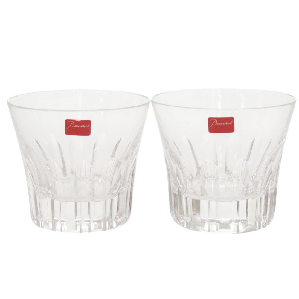 未使用 バカラ ペアグラス クリスタル クリア 0162【中古】Baccarat