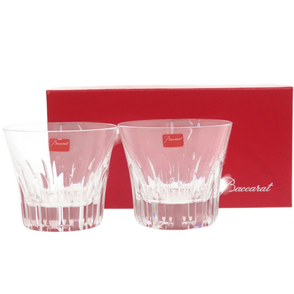 未使用 バカラ ペアグラス クリスタル クリア 0162【中古】Baccarat