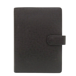 美品 ルイ ヴィトン アジェンダMM R20222 タイガ ブラック 手帳カバー 黒 LV 0167【中古】LOUIS VUITTON