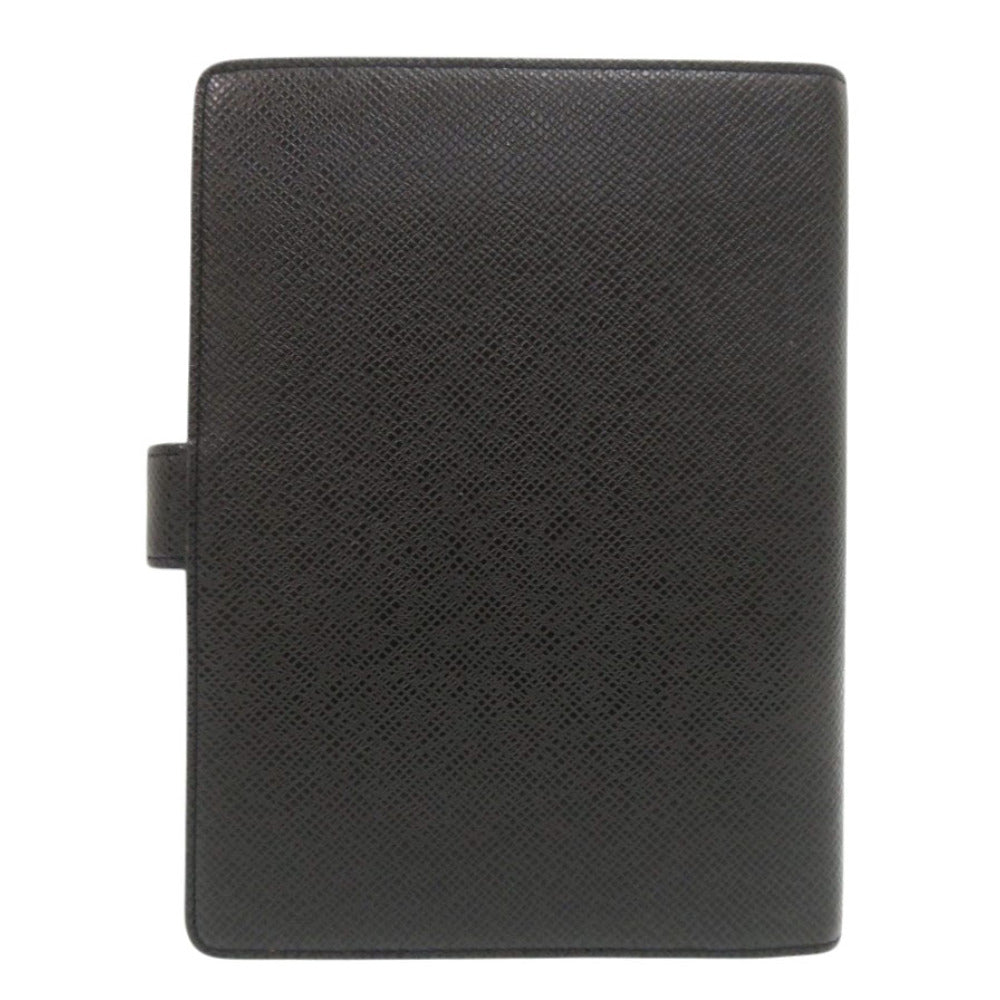 美品 ルイ ヴィトン アジェンダMM R20222 タイガ ブラック 手帳カバー 黒 LV 0167【中古】LOUIS VUITTON