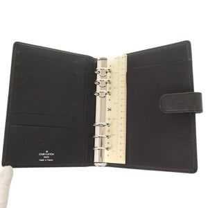 美品 ルイ ヴィトン アジェンダMM R20222 タイガ ブラック 手帳カバー 黒 LV 0167【中古】LOUIS VUITTON