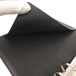 美品 ルイ ヴィトン アジェンダMM R20222 タイガ ブラック 手帳カバー 黒 LV 0167【中古】LOUIS VUITTON