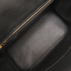 新品同様 エルメス バーキン25 トゴ ブラック ゴールド金具 W刻印(2024年製) ハンドバッグ 黒 0221【中古】HERMES