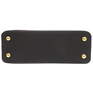 新品同様 ルイ ヴィトン カプシーヌMM M59073 IC トリヨンレザー シアリング ブラック ハンドバッグ 黒 LV 0237【中古】LOUIS VUITTON