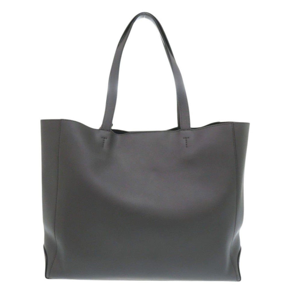 美品 トッズ レザー グレー トートバッグ 0296【中古】TOD’S