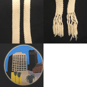 新品同様 ロエベ LAシリーズ アナグラム刺繍 プルオーバーパーカー 裏起毛 H897Y25X01 Sサイズ コットン ブラック 黒 トップス 0309【中古】LOEWE メンズ