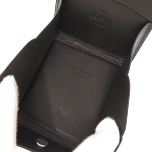 美品 ベルルッティ カリグラフィ レザー グレー コインケース 0345【中古】BERLUTI