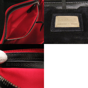 美品 フェンディ マンマバケット 8BR600ビーズ レザー ブラック ハンドバッグ 黒 0444【中古】FENDI