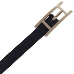 新品同様 エルメス ビーアピ ドゥブルトゥール ヴォースイフト ネイビー 紺 ブレスレット 0445【中古】HERMES