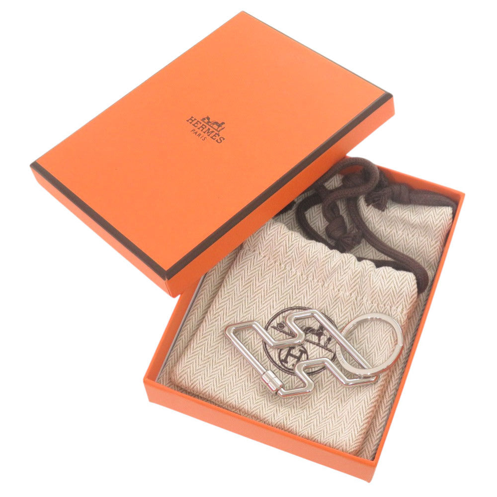 新品同様 エルメス H トゥースピード H077245FJ00 シルバー キーリング 0463 【中古】 HERMES