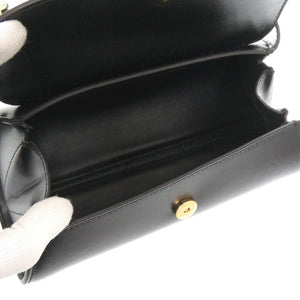 新品同様 ジルサンダー Cannolo カンノーロ ミニ J07WD0111P4840001 レザー ブラック ハンドバッグ 黒 ショルダーバッグ 0469【中古】JIL SANDER