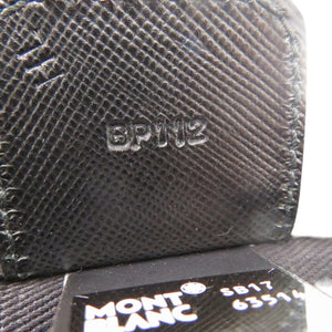 美品 モンブラン シグネチャー ダブルコンパートメント 柄 キャンバス ブラック 黒 ビジネスバッグ 0473【中古】MONTBLANC