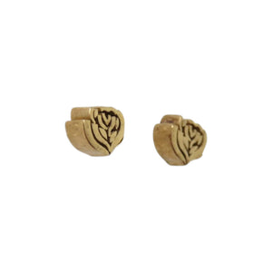 新品同様 バーバリー ダニエル リー シルバー925 ゴールド ピアス 0482【中古】BURBERRY