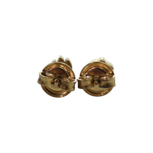 新品同様 バーバリー ダニエル リー シルバー925 ゴールド ピアス 0482【中古】BURBERRY