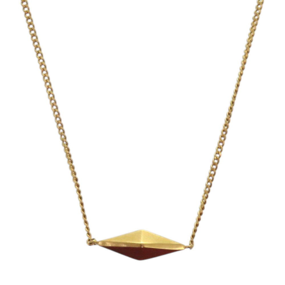 美品 ジミーチュウ ダイヤモンド ファイン チェーン DIAMONDFINECHAINMFQ 真鍮 ゴールド ネックレス 0485【中古】JIMMY CHOO