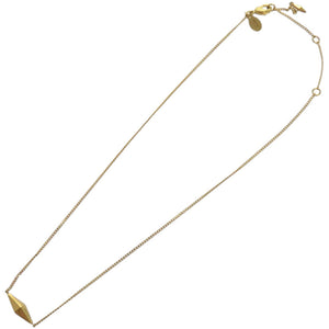 美品 ジミーチュウ ダイヤモンド ファイン チェーン DIAMONDFINECHAINMFQ 真鍮 ゴールド ネックレス 0485【中古】JIMMY CHOO