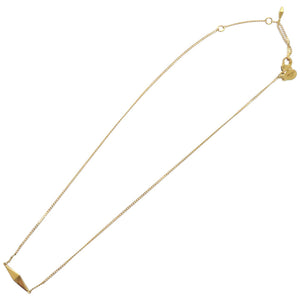 美品 ジミーチュウ ダイヤモンド ファイン チェーン DIAMONDFINECHAINMFQ 真鍮 ゴールド ネックレス 0485【中古】JIMMY CHOO
