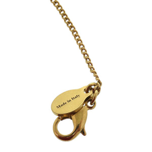 美品 ジミーチュウ ダイヤモンド ファイン チェーン DIAMONDFINECHAINMFQ 真鍮 ゴールド ネックレス 0485【中古】JIMMY CHOO