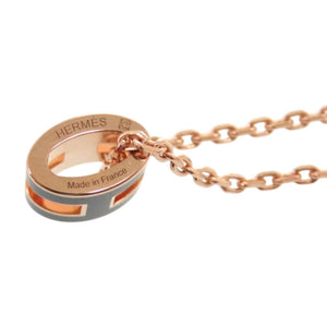 未使用品 エルメス ミニポップアッシュH メタル ブラック 黒 ネックレス 0487【中古】HERMES