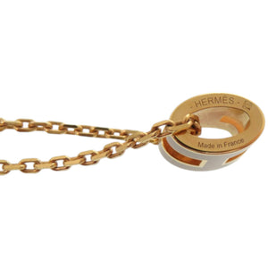 新品同様 エルメス ミニポップアッシュ メタル マロングラッセ ネックレス 0489【中古】HERMES