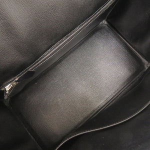 エルメス バーキン35 ボックスカーフ ブラック シルバー金具 □E刻印(2001年製) ハンドバッグ 黒 0499【中古】HERMES