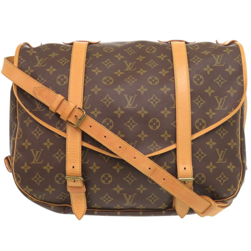 ルイ ヴィトン ソミュール43 モノグラム M42252 ショルダーバッグ LV 0501【中古】LOUIS VUITTON