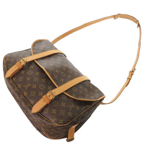 ルイ ヴィトン ソミュール43 モノグラム M42252 ショルダーバッグ LV 0501【中古】LOUIS VUITTON