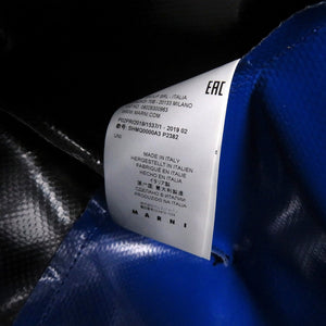 美品 マルニ バイカラー SHMQ0000A3 P2382 PVC 牛革 ブラック 黒 トートバッグ 0507【中古】MARNI