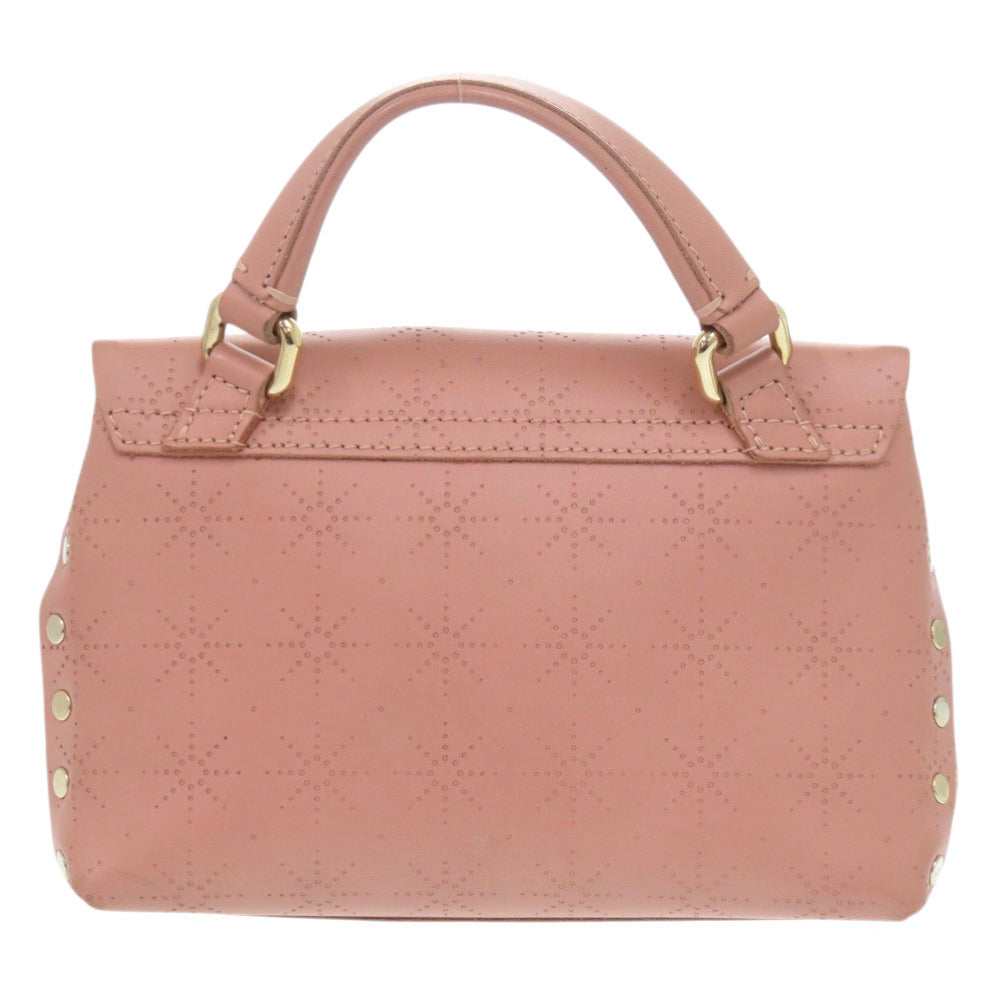 ザネラート ポスティーナ デイリー ベビー POSTINA DAILY BABY 星型 2Way ショルダーバッグ 34197249 ゴールド金具 レザー ピンク ハンドバッグ 0529【中古】ZANELLATO