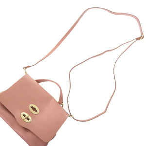 ザネラート ポスティーナ デイリー ベビー POSTINA DAILY BABY 星型 2Way ショルダーバッグ 34197249 ゴールド金具 レザー ピンク ハンドバッグ 0529【中古】ZANELLATO