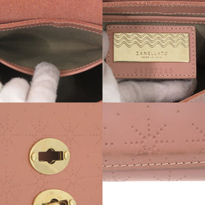 ザネラート ポスティーナ デイリー ベビー POSTINA DAILY BABY 星型 2Way ショルダーバッグ 34197249 ゴールド金具 レザー ピンク ハンドバッグ 0529【中古】ZANELLATO