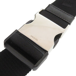 美品 プラダ ナイロン ブラック ボディバッグ ウエストバッグ 黒 0544【中古】PRADA