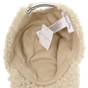 新品同様 クリスチャンディオール コットン ベージュ キャップ 帽子 0548【中古】Christian Dior