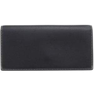 美品 トリーバーチ T Slim Wallet レザー ブラック 長財布 黒 0564【中古】Tory Burch