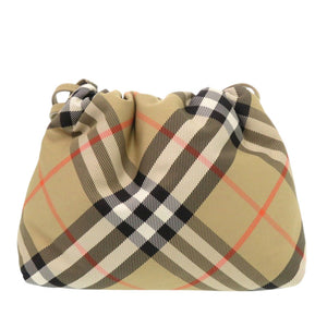 新品同様 バーバリー ノバチェック 8096210 ナイロン レザー ブラウン ショルダーバッグ 0567【中古】BURBERRY