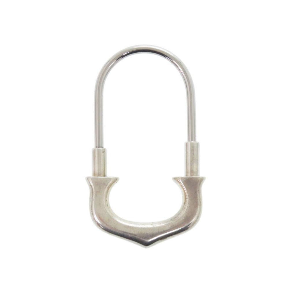 カルティエ Cモチーフ シルバー925 キーリング キーホルダー 0576【中古】CARTIER