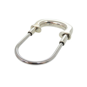 カルティエ Cモチーフ シルバー925 キーリング キーホルダー 0576【中古】CARTIER