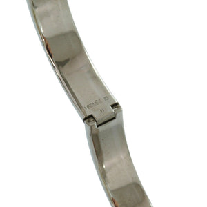 美品 エルメス クリックH クリッククラックPM メタル ライトブルー 水 バングル 0586【中古】HERMES