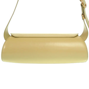 新品同様 ジルサンダー Cannolo Small カンノーロ スモール レザー ライトイエロー 黄 ショルダーバッグ 0614【中古】JIL SANDER