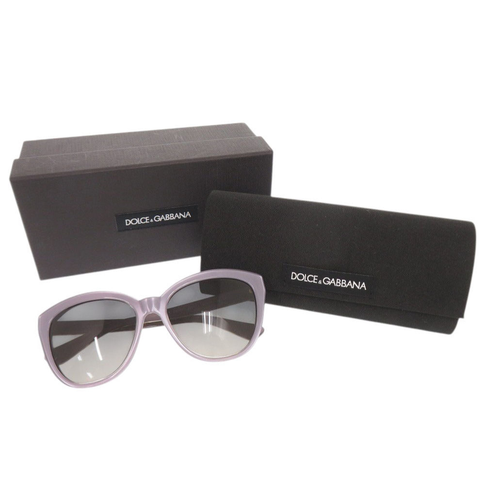 美品 ドルチェアンドガッバーナ プラスチック パープルグレー サングラス 0630【中古】DOLCE&GABBANA