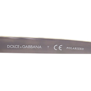 美品 ドルチェアンドガッバーナ プラスチック パープルグレー サングラス 0630【中古】DOLCE&GABBANA