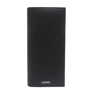 新品同様 ロエベ レザー ブラック 長財布 黒 0631【中古】LOEWE