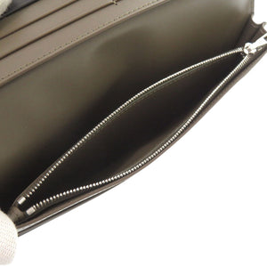 新品同様 ロエベ レザー ブラック 長財布 黒 0631【中古】LOEWE