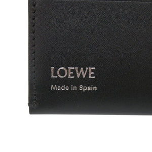 新品同様 ロエベ レザー ブラック 長財布 黒 0631【中古】LOEWE