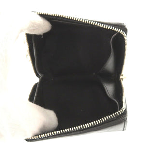 美品 サンローランパリ 2Way ネックストラップ フラグメントジップボックス 777423-1EL0E シルバー金具 レザー ブラック 黒 ポーチ 小物入れ ショルダーバッグ 0640【中古】SAINT LAURENT PARIS