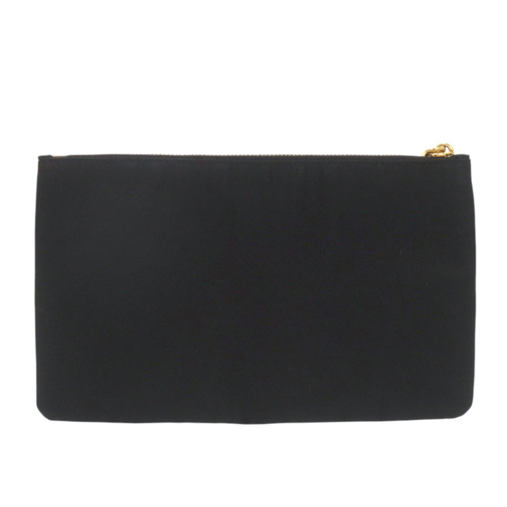 新品同様 プラダ ナイロン ベア ブラック ポーチ クマ 黒 0655【中古】PRADA