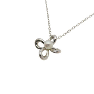 新品同様 ミキモト パール4.1mm K18WG ネックレス ホワイトゴールド 真珠 ジュエリー 0675【中古】MIKIMOTO